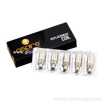 Aspire Nautilus replacement coils head BVC 5 pack, 1.6ohm or 1.8ohmNew